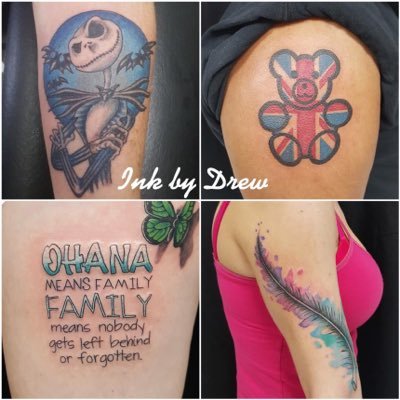 Drew's Tattoos, Art
