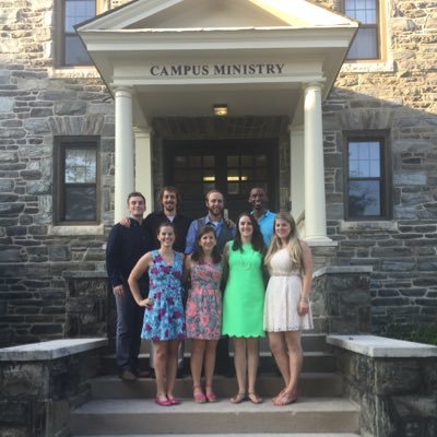 Your Campus Ministry Interns! Denzell, Jimson, Jonathan, Julia, Meredith, Natalie, Peter, and Stephanie.