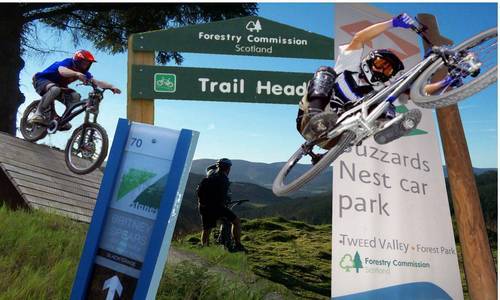 Glentress Forest is a mountain biking Mecca and includes Green, Blue, Red or Black graded trails, as well as a magnificent multi-graded free-ride area.