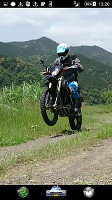 XR250-MD30 VanVan CRF250Ｒ    浜松   細江           オフロード 林道   七転び八起き！