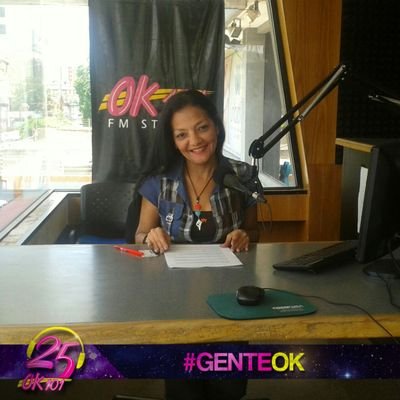 Periodista-Narradora de Ok 101 Fm y Productora Espositivo Radio Maracaibo-Venezuela