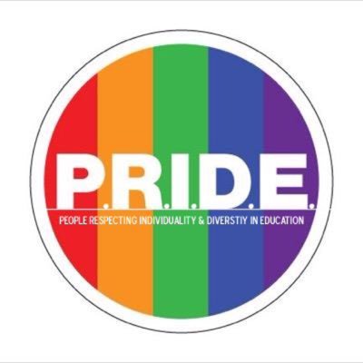 Emporia State University's PRIDE organization. People Respecting Individuality and Diversity in Education.