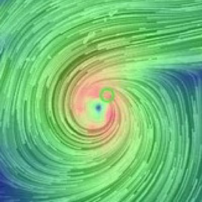 台風を日々管理している台風の神である。台風の今後の進路は、その台風が誕生したときからすでに正確に決められているが、みなさんの社会や政治、生活を壊さぬよう、正確な進路は伝えずに、代わりに予報円としてお伝えしている。ご了承いただきたい。