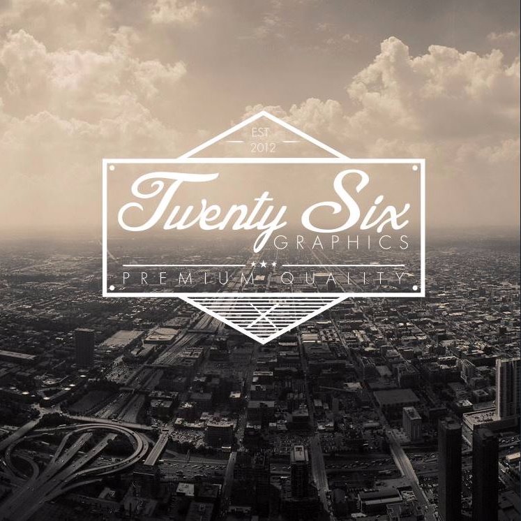 TwentySixGraphc's profile picture. I am a professional graphic designer/ artist. I own Twenty Six Graphics, and I offer printing services.