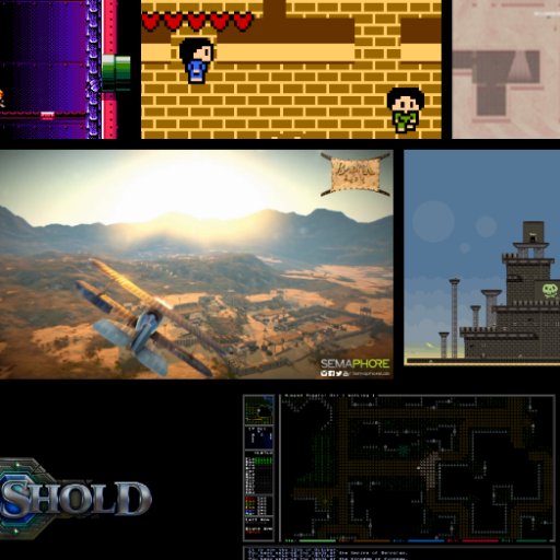 Beautiful collages of work-in-progress #indiegames. Passion project of #gamedev @cheapdevotion.