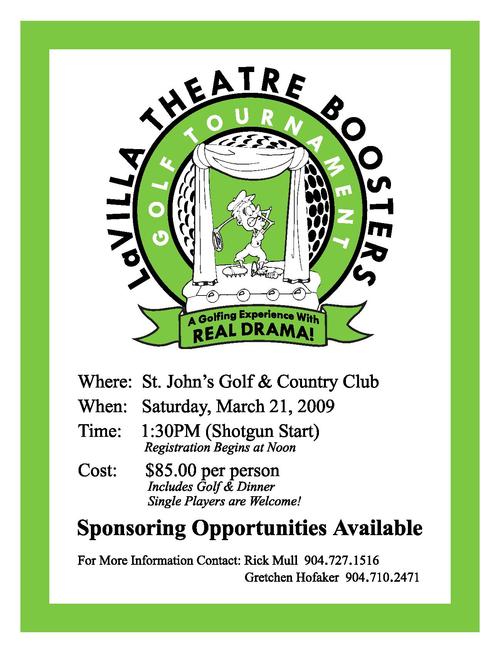 LasotaGolf's profile picture. Golf Tournament to support Lavilla School of the Arts Theater Dept.