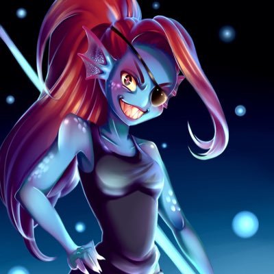 TheHeroine1304's profile picture. NGGGAAAAHH!!! I am Undyne! The Heroine of Justice!!! //is actually a guy and is going out with @DarkAngel0166 IRL// #RP *Spears of Justice song plays*