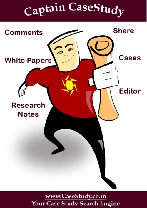 Captain Case Study gives the Best Online Free Case Study, Management Articles & White Papers. This is a 'Case Study Search Engine' for various categories.