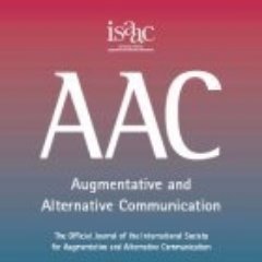 Augmentative and Alternative Communication, International Journal for #AugComm (pic ^bh at @isaac_aac 2016)