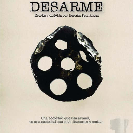 Twitter oficial del documental Desarme, ganador del V DOCTV Latinoamérica