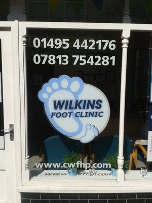 Wilkins foot clinic  - treatment of corns/ callus/verrucae/hard skin/ ingrowing toe nails/ biomechanical assessments / bespoke insoles and orthotics.