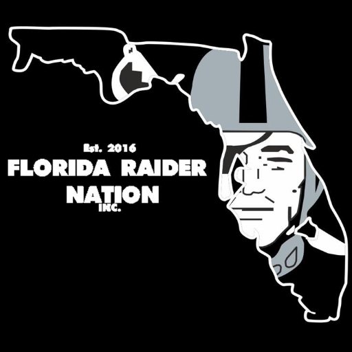 Florida Raider Nation Inc. is an OFFICIALLY RECOGNIZED booster club of The Las Vegas Raiders & located in Florida.
