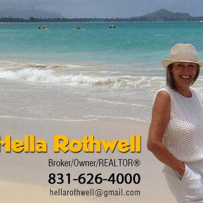 Hella Mitschke Rothwell (R), Owner/Broker/Realtor California #01772851 & Hawaii #RB-21268