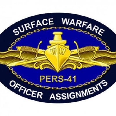 Official Twitter of the Surface Warfare Assignments Division at Navy Personnel Command located in Millington, TN. 
(Following, RTs and links ≠ endorsement)