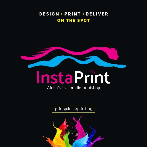 InstaPrint is Africa’s FIRST MOBILE PRINTSHOP that provides & delivers ON THE SPOT creative design & printing services.