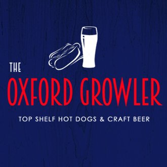 The Oxford Growler is a bottle shop offering hand selected 6-packs, bombers and growlers to-go, with hand crafted hot dogs and 30 taps of quality craft beer.