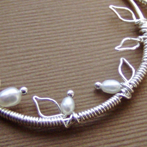 On Etsy ~ I am an extremely passionate jewelry artist and traveler.  All of my jewelry is created out of sterling silver wire completely by hand.