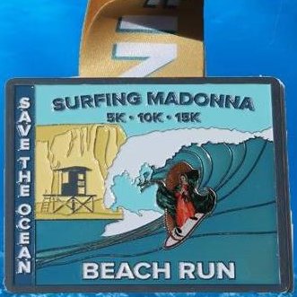 Join thousands Oct 15th, 2016 for the 4th Annual Surfing Madonna 5K/10K/15K Low Tide Beach Run/Walk. Beautiful waters edge course. $16K Prize Money.