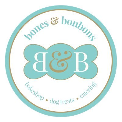 Bones: Treats for your pooch! Bonbons: Baked goodies for you! Order online today🍬