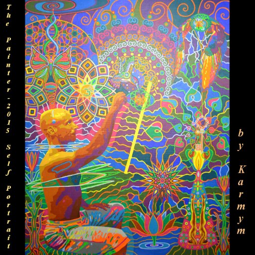 Karmym is a self taught artist. The purpose of his art is to expand his and your consciousness.
