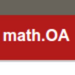 Abstracts of math.OA (Operator Algebras) papers posted to https://t.co/RuAS0GmuqC tweeted daily as embedded images. Click to enlarge. Unaffiliated to ArXiv.