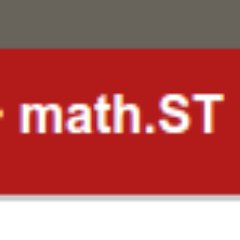 Abstracts of math.ST (Statistics Theory) papers posted to https://t.co/RuAS0GmuqC tweeted daily as embedded images. Click to enlarge. Unaffiliated to ArXiv.