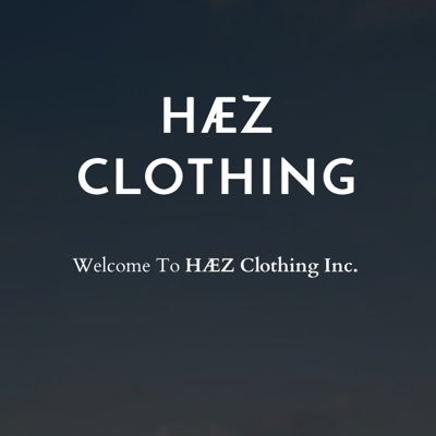 Welcome to HÆZ Clothing! Check the shop out @ https://t.co/shqRT6Vl1t !