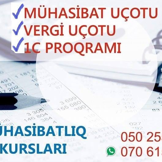 1C mühasibat programlarının nəzəri və praktiki öyrədilməsi
Vergi və DSMF programlarının öyrədilməsi
Vergi və əmək qanunvericiliyi üzrə dərslərin keçirilməsi.