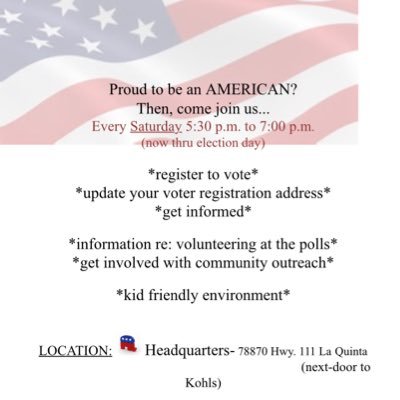 Our mission is to promote voter registration and poll participation through community outreach and to provide information for informed voting🇺🇸