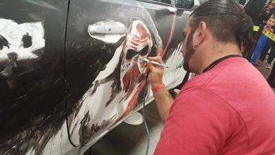 Local Utah artist specializing in airbrush and paint. Check me out at https://t.co/uSeikepqFj, follow me on Instagram and like my Facebook page PhantasyRealms.