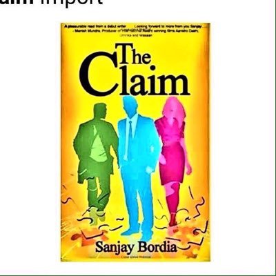 bordiasanjay's profile picture. Writer of detective fiction THE CLAIM | CA by qualification |