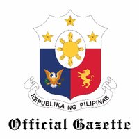 Official Gazette PH (@govph) 's Twitter Profile Photo Official Gazette PH (@govph) 's Twitter Profile Photo