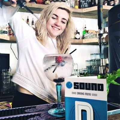 Totally sound pizzas/world beers//local ale/cocktails/music/cheese/cakes/wine & coffees