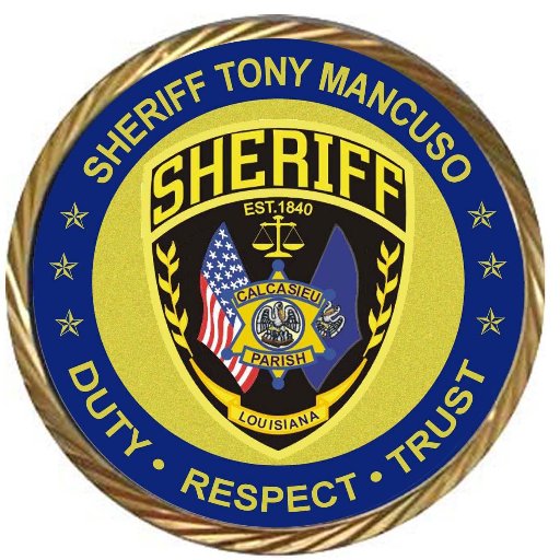 Calcasieu Parish Sheriff's Office Official Twitter | Sheriff Tony Mancuso | https://t.co/wY8DNuFkMD | (337) 491-3700
