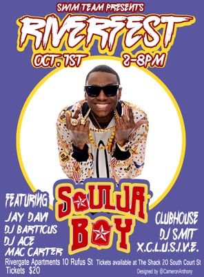 @souljaboy tickets link below