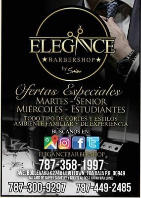 Elegance Barber Shop
Estilo, Calidad & Experiencia
Ambiente Familiar