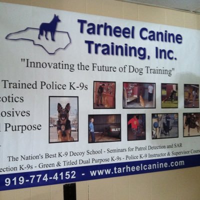 Trained police dogs and school for dog trainers, home of Jerry Bradshaw author of the book Controlled Aggression.