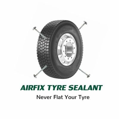 AlRFIX TIRE SEALANT IS THE BEST AND THE MOST EFFICIENT TIRE PROTECTION TECHNOLOGY IN THE WORLD.