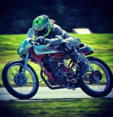 Never Ever Lift...!!!
Motorcycle racer on a shoe string of a budget, pushing hard to get to the Isle of Man TT Races