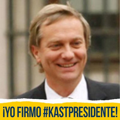 Somos Chilenos que buscamos que las ideas de la Libertad responsable se impongan para hacer de Chile un país Justo y de oportunidades! 
#KastPresidente