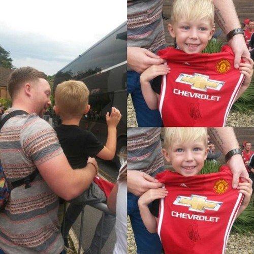 Cheeky chappie! Who loves his family! Insta: andyhorton1982