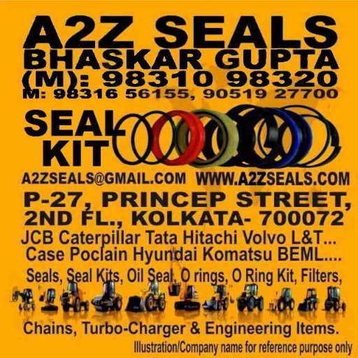 bgkarni1's profile picture. Call +91-98310-98320
Seal Kits, Hydraulic Cylinder Seal Kits, Hydraulic Seals, Piston Seals, Rod seals, Wiper Seals, Wear Rings, Dust Seals, O Rings & BU Rings
