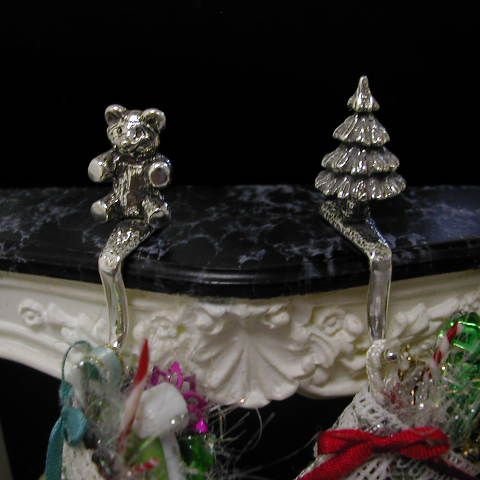 We make miniatures for room boxes and miniature houses, and silver jewelry for collectors.