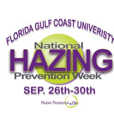 FGCU Hazing Prevention Team is committed to educating students, staff, & faculty & raising awareness about hazing and preventative measures.