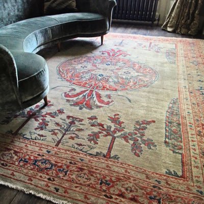 Farnham Antique Carpets in Surrey #antique #contemporary #carpets #rugs. Members of BADA & LAPADA #persianrugs #orientalrugs #interiors #silkrugs #antiquerug