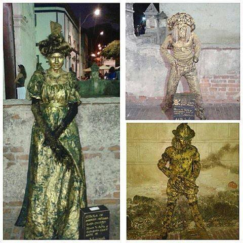 estatuas vivientes de margarita nació hace 5 años, al principio como experimento y necesidad,  tiene el objetivo principal de motivar a jóvenes y adultos.