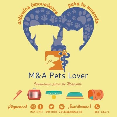 Importamos y comercializamos artículos novedosos para tu mascota  Queremos brindar calidad de vida para tu mascota. Instagram: @m.apetslover