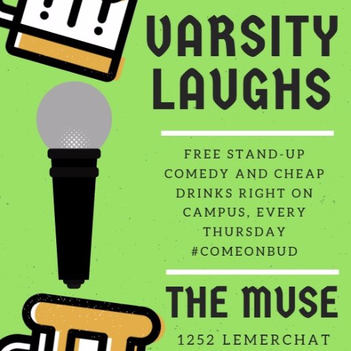 DAL's only weekly stand up show! Every Thursday at the Muse, Touring Pros, locals and first timers. Hosted by Dan Hendricken