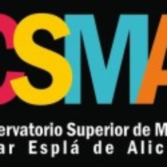 csmalicante's profile picture. Conservatori Superior de Música Óscar Esplá d'Alacant.