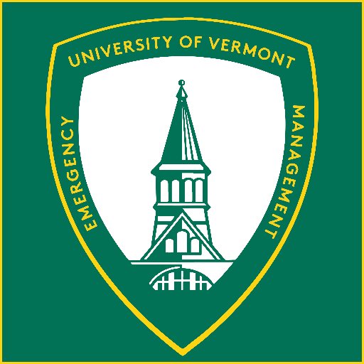 The University of Vermont Department of Emergency Management Twitter helps the UVM community prepare for and respond to emergencies.